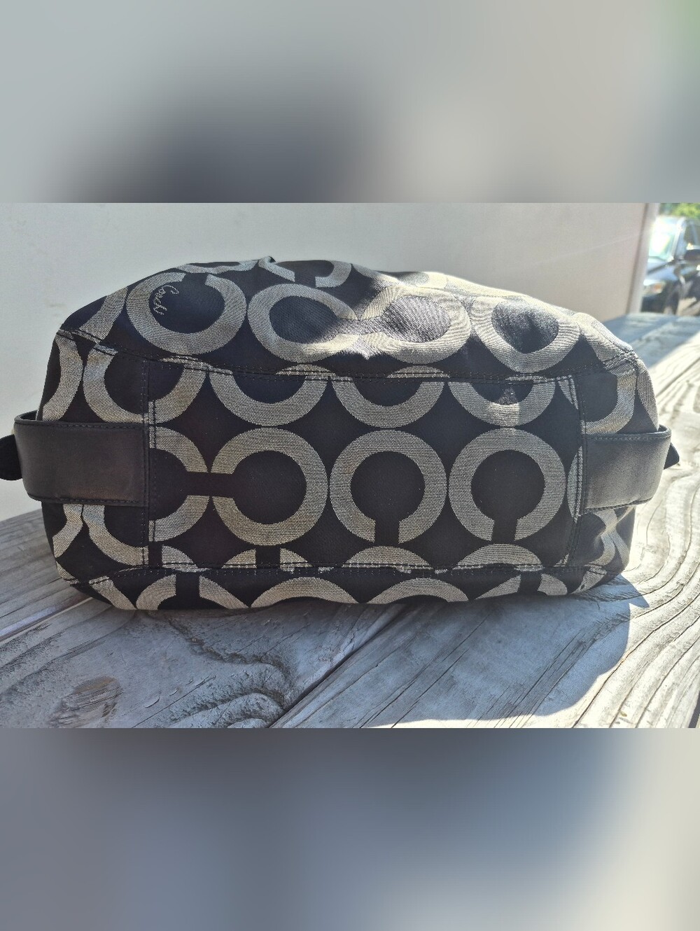Coach Vintage Madison Op Art Maggie Shoulder Bag - Picture 16 of 16